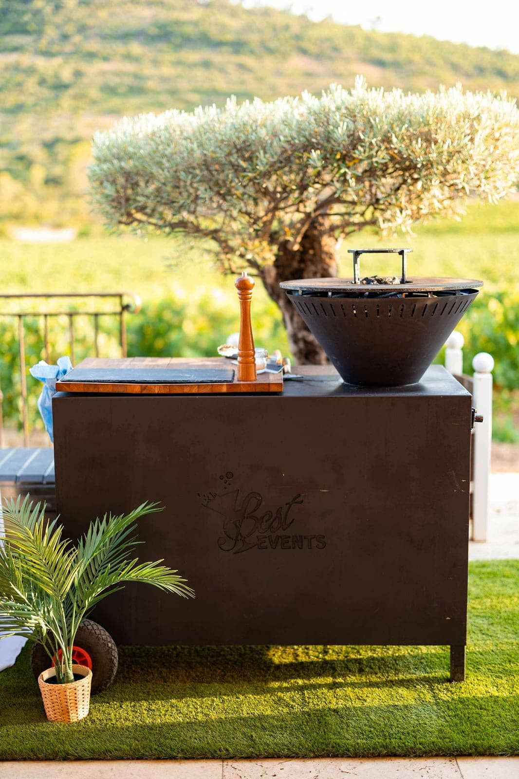 Brasero à gaz — Riviera Loc Events