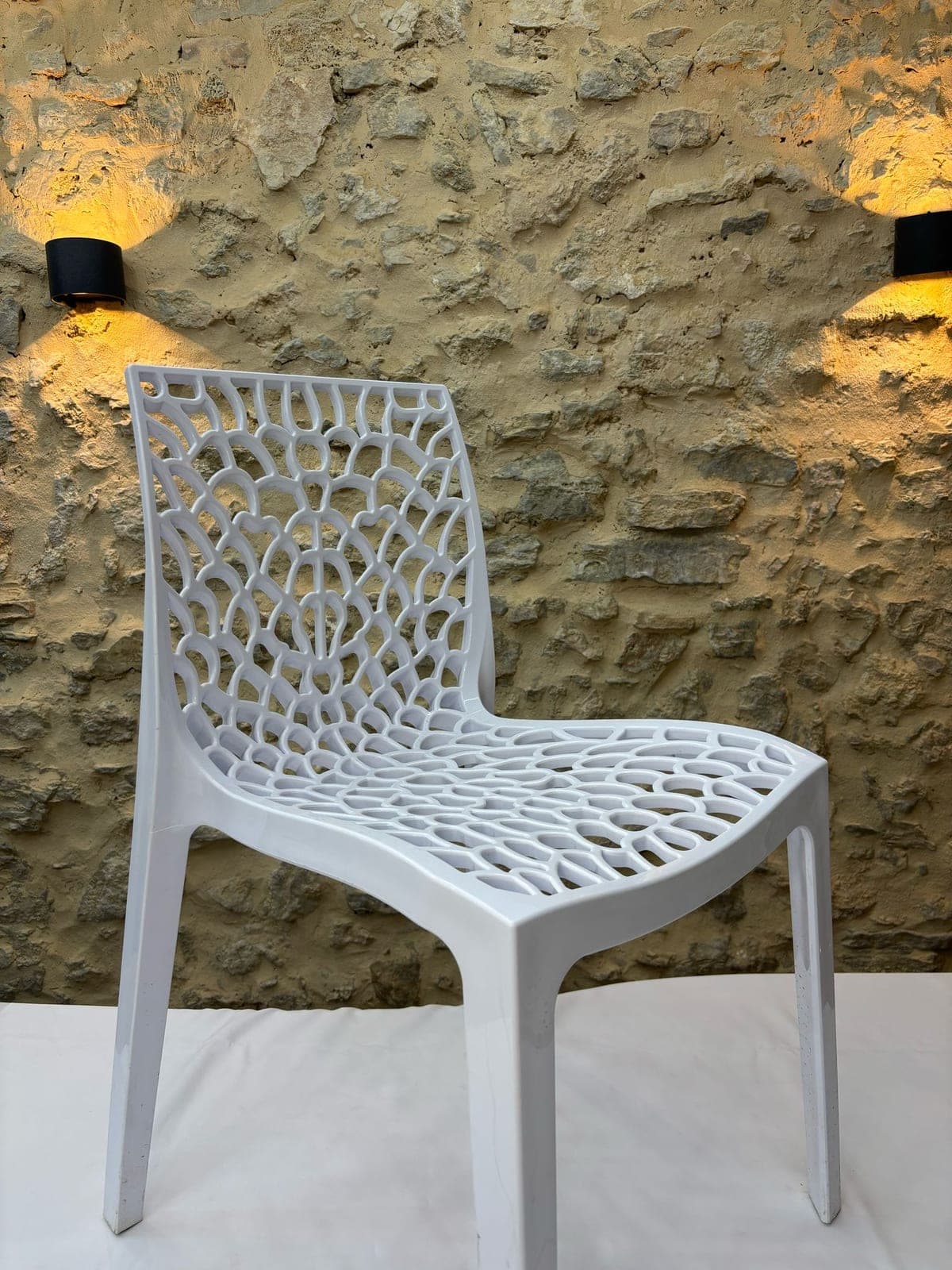 Chaise Gruvyer blanche (vue 4)
