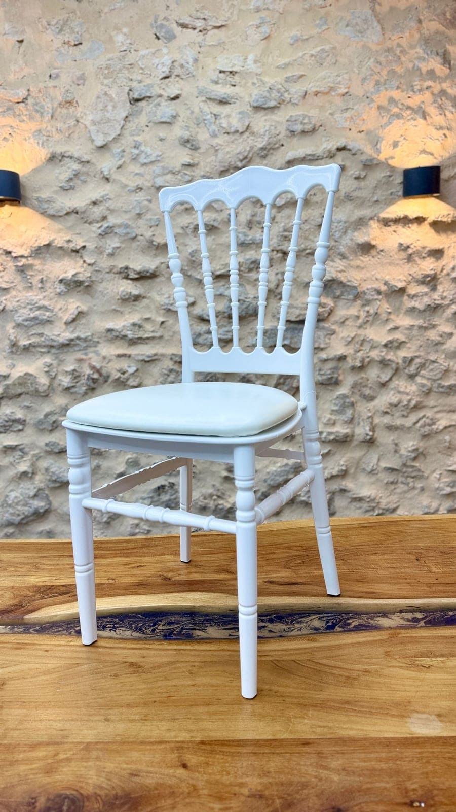 Chaise Napoléon Blanche (vue 3)