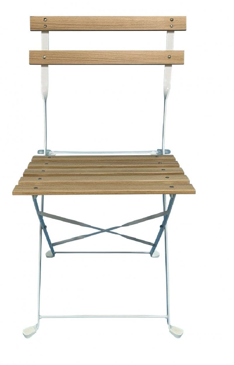 Chaise pliante SQUARE à lattes BOIS (vue 3)