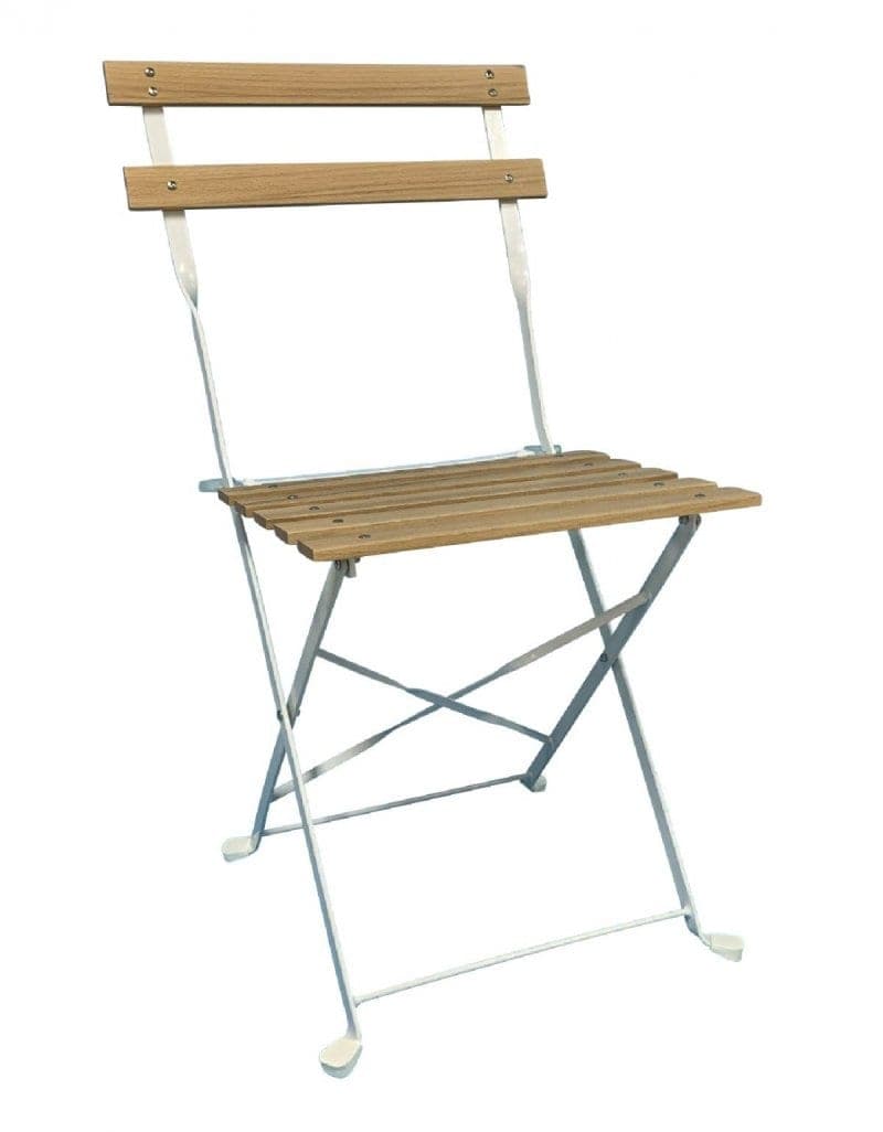 Chaise pliante SQUARE à lattes BOIS (vue 5)