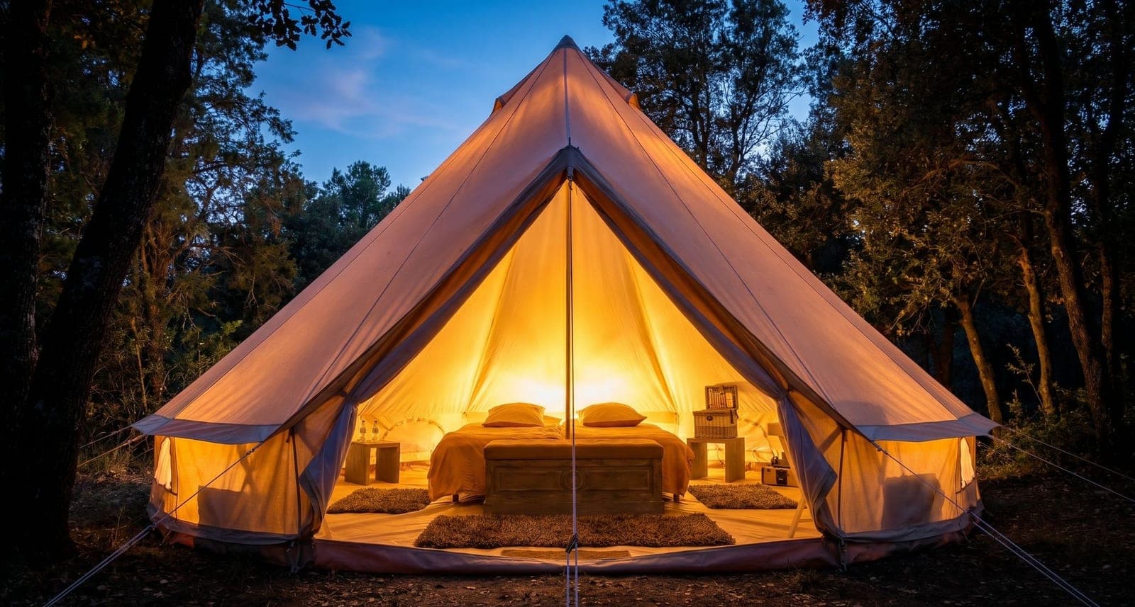 Tente Lodge nomade (vue 2)